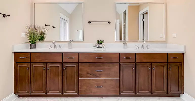 Bathroom Cabinet Renovation in Rocky Mount