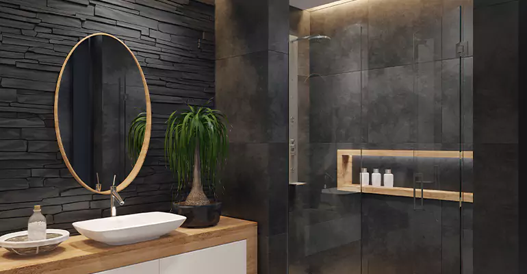 Bathroom Floor Tile Remodel in Rocky Mount