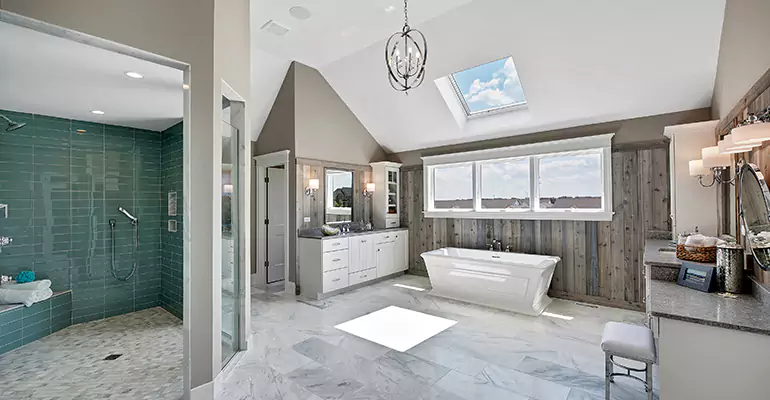 Guest Bathroom Flooring Remodel in Rocky Mount