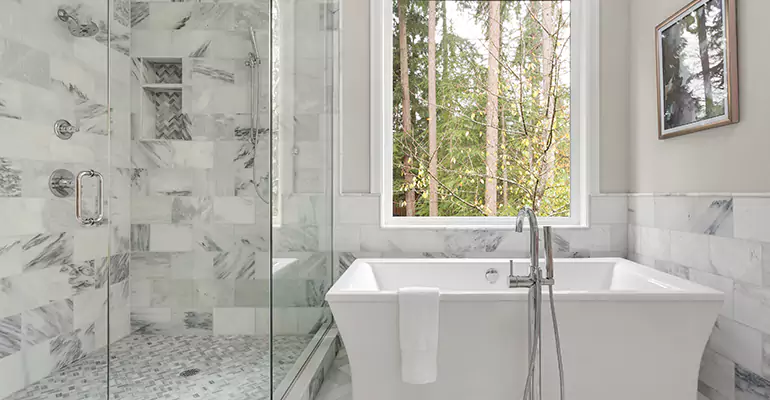 Bathtub to Tile Shower Conversion in Rocky Mount